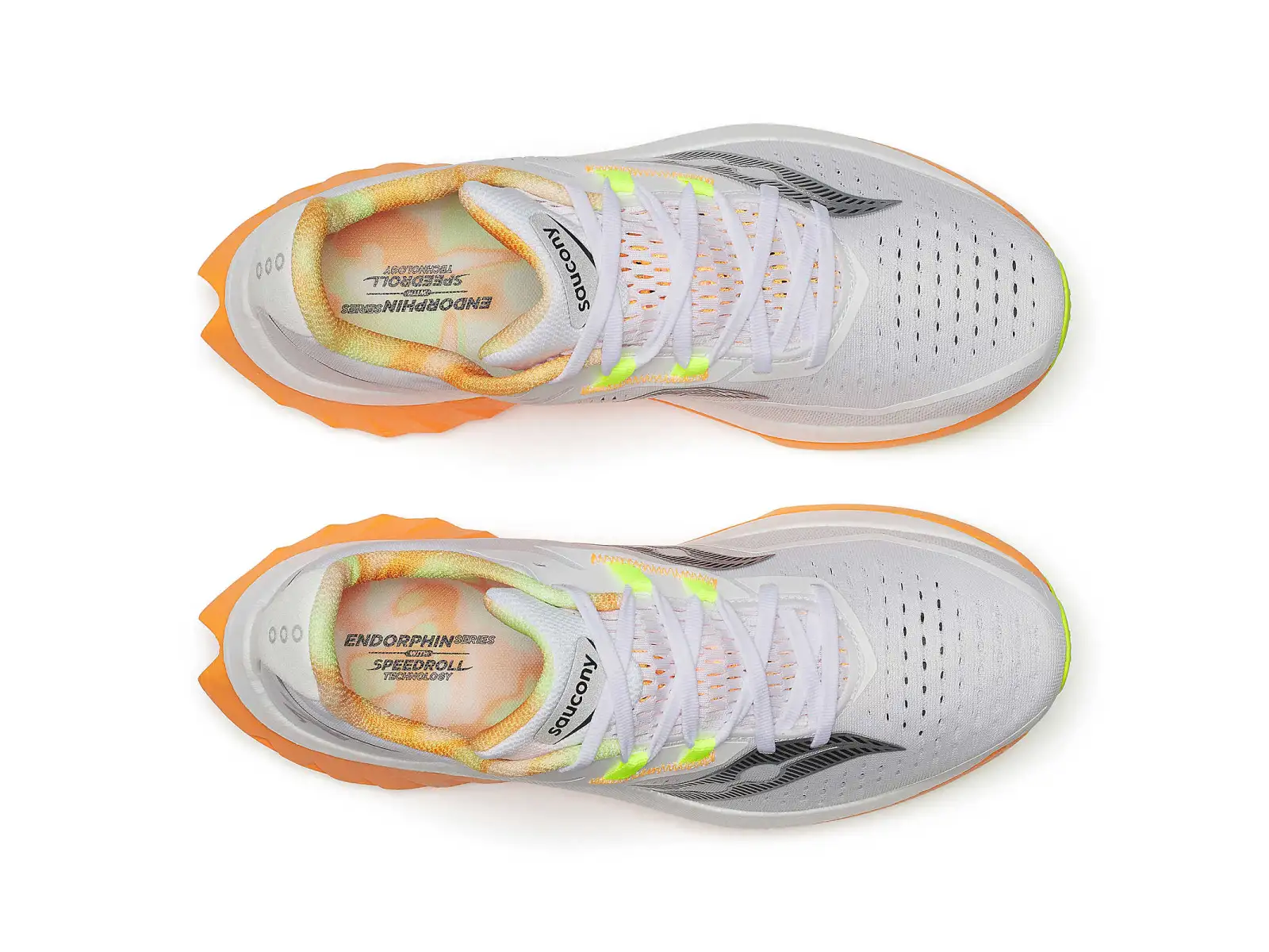 Saucony Endorphin Speed 4 Herren-Laufschuhe White/Peel