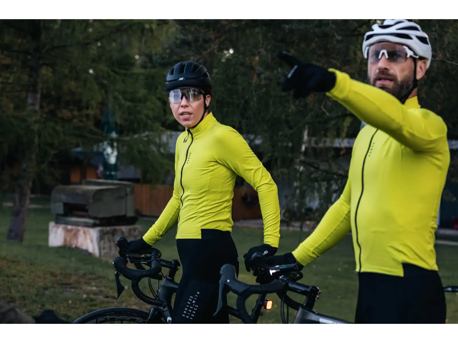 Force Spire Fahrradbrille schwarz/fotochromatisches Glas