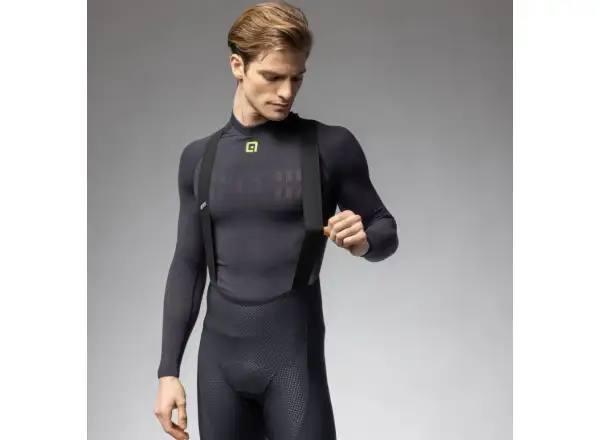 Alé R-EV1 Voltage Herren Winterhosen mit Trägern schwarz
