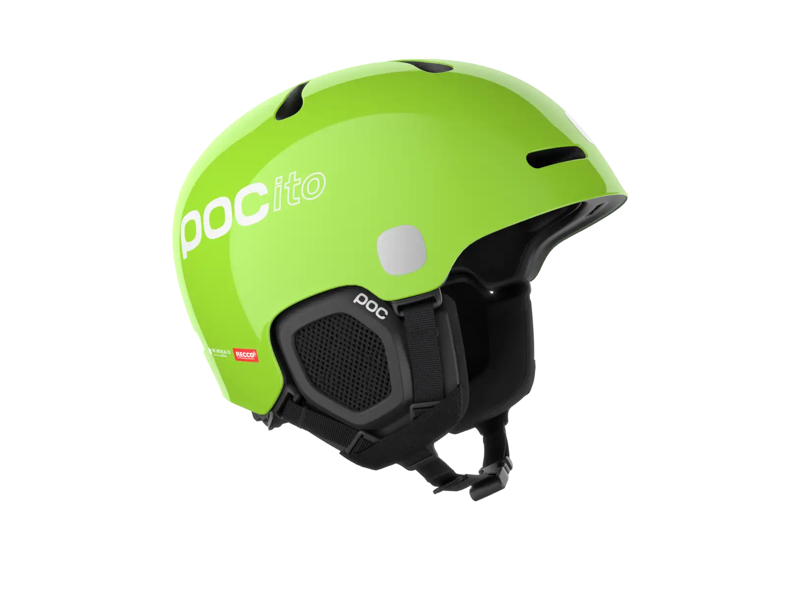 POC POCito Fornix MIPS Kinder Skihelm Fluoreszierendes gelb/grün