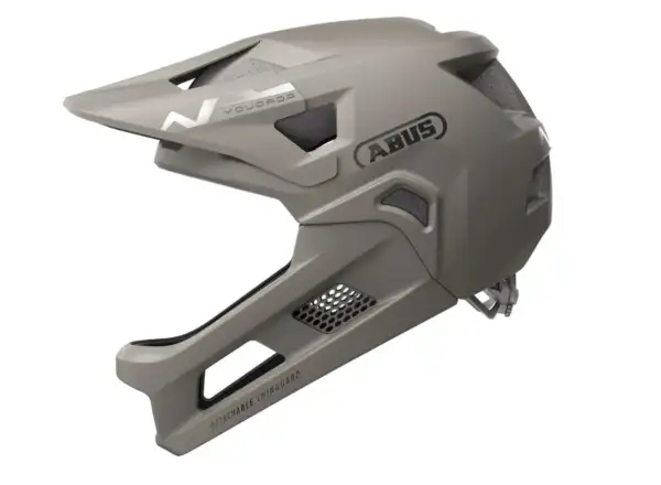 Abus YouDrop FF Kinderhelm Dust Grey