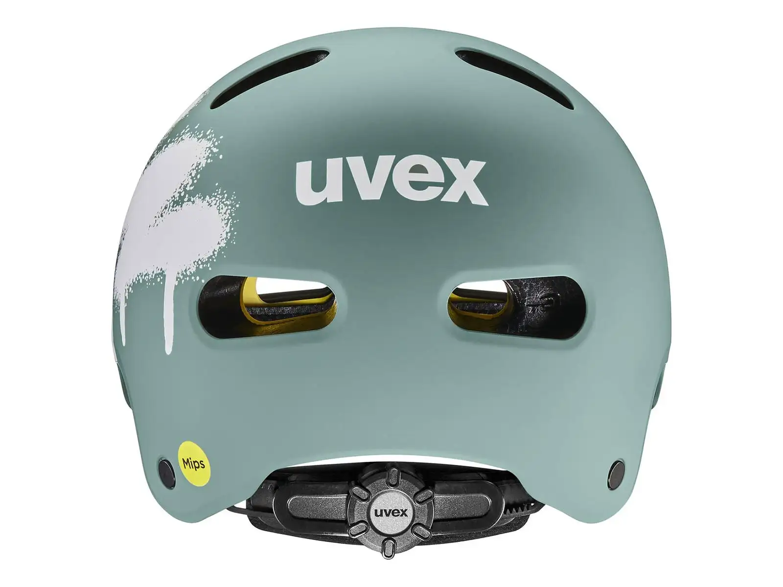 Uvex Kid 4 Style Mips Kinderhelm Spray Sage Green Matt