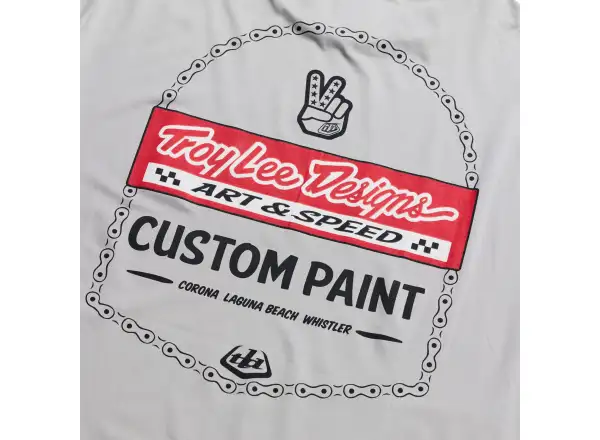 Troy Lee Designs Ruckus Ride Tee Herren-Trikot Langarm Custom Paint Mid Gray