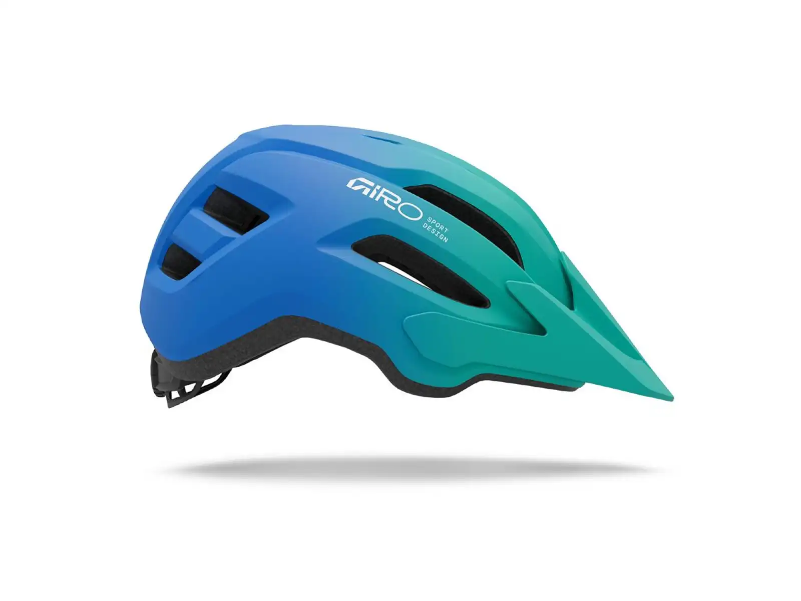 Giro Fixture II MIPS Youth Kinderhelm Mat Aqua Green/Blue Jewel Fade