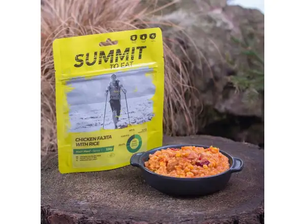 Summit To Eat dehydriertes Essen Hähnchen Fajita mit Reis 128 g