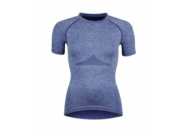 Force F Soft Lady Funktions-T-Shirt mit kurzen Ärmeln in Blau.