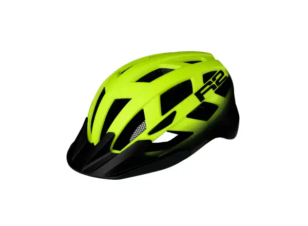 R2 Lumen Fahrradhelm Neon gelb/schwarz