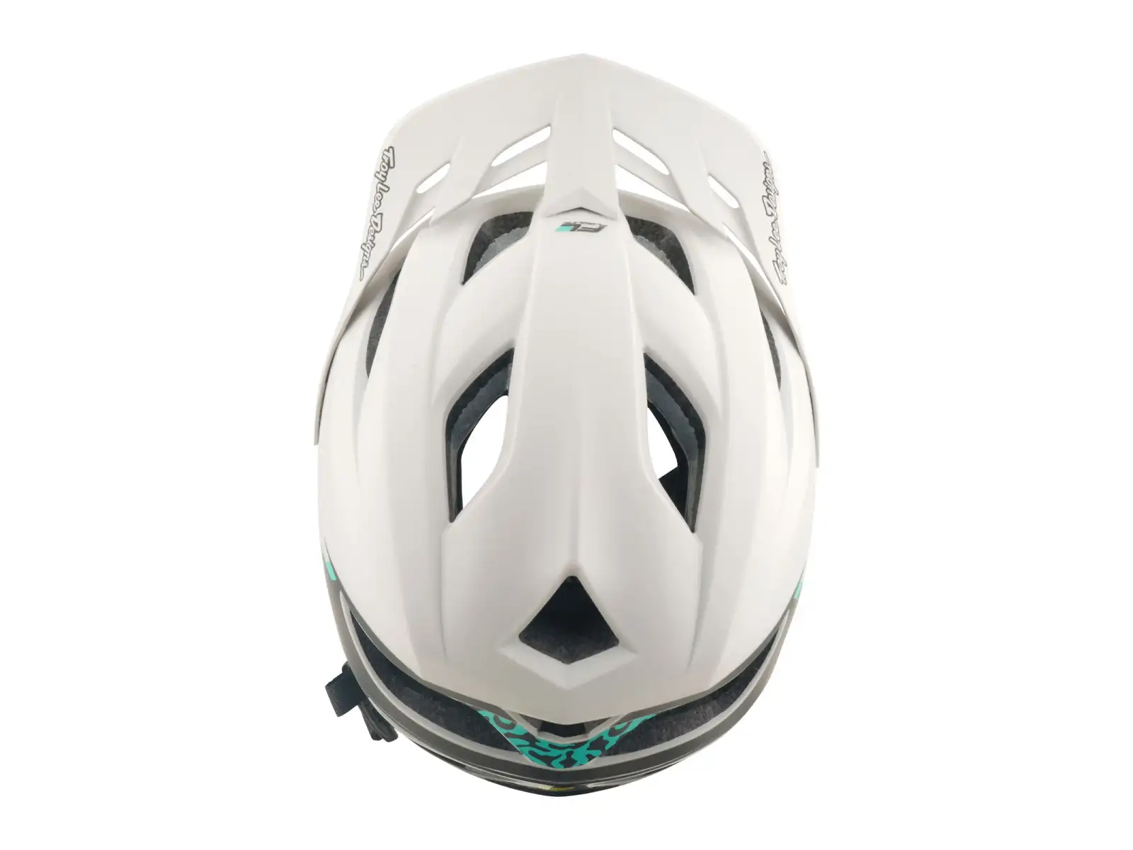 Troy Lee Designs Flowline SE MIPS Helm Stacks Pumice/Real Teal