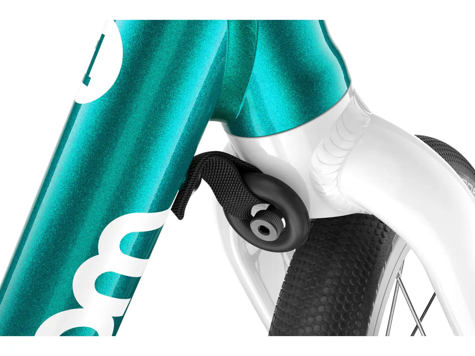 Woom GO 1 Metallic Turquoise 12 Kinderlaufrad