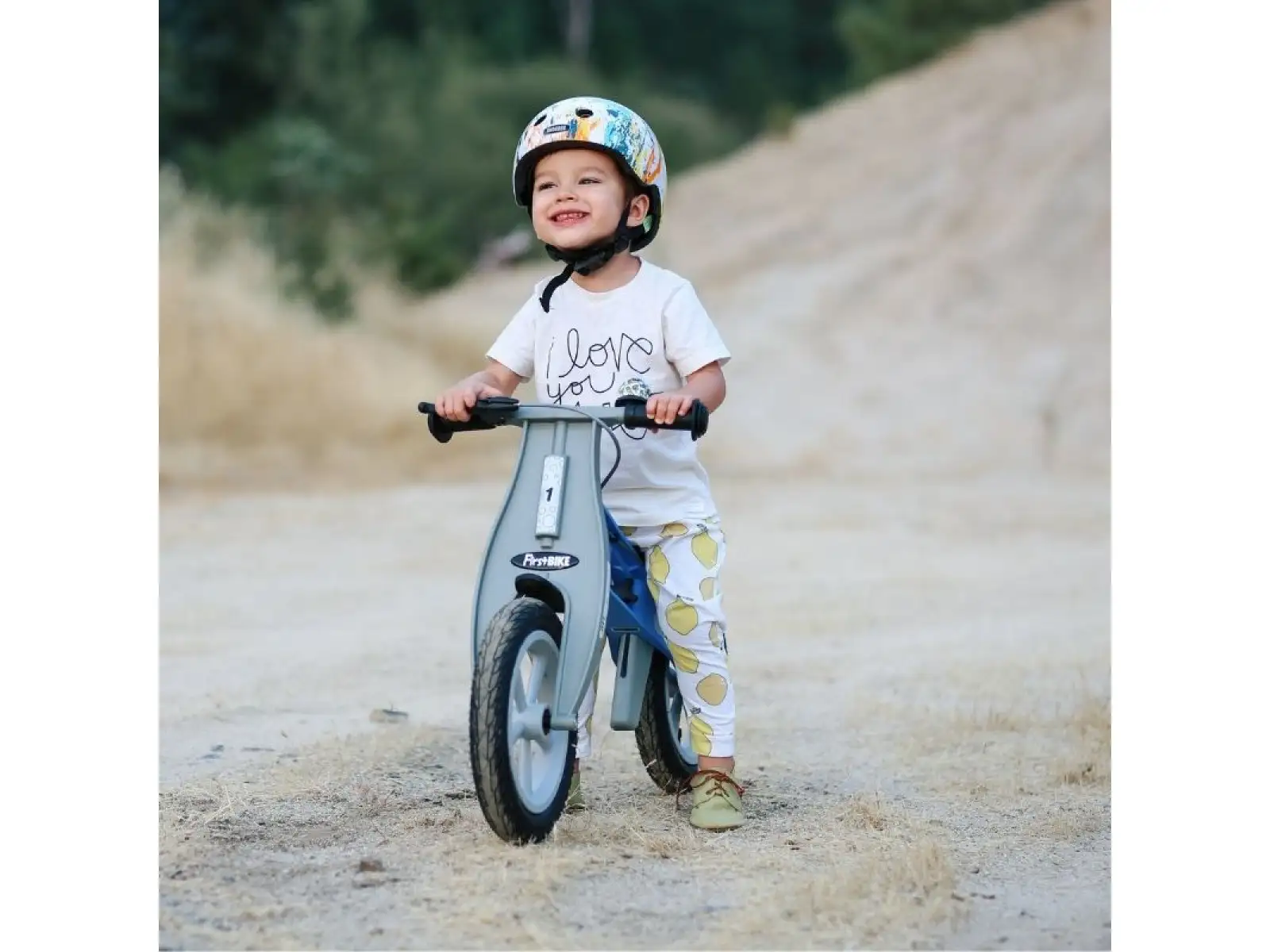First Bike Street Kinderlaufrad blau