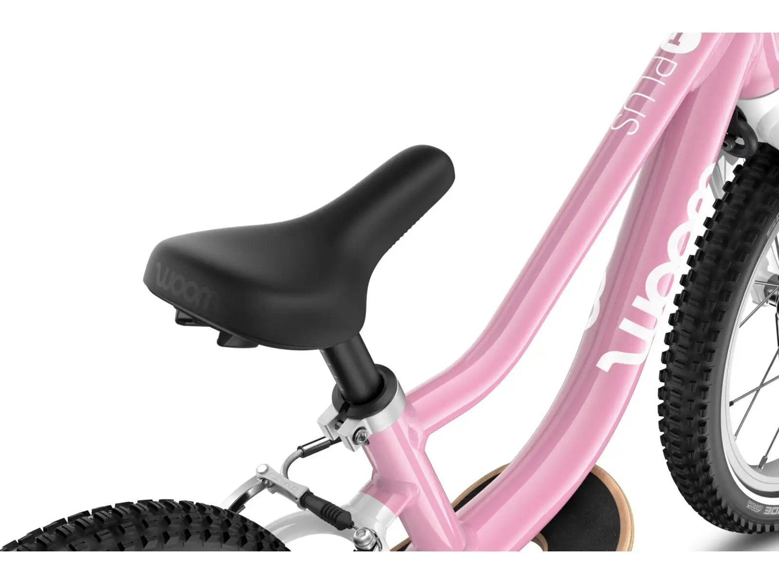 Woom GO 1 Plus Kinderlaufrad 14" Farbe Powder Pink