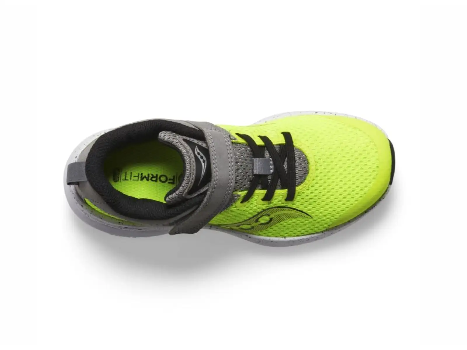 Saucony Kinvara 14 Kinderschuhe Zitrone/Grau