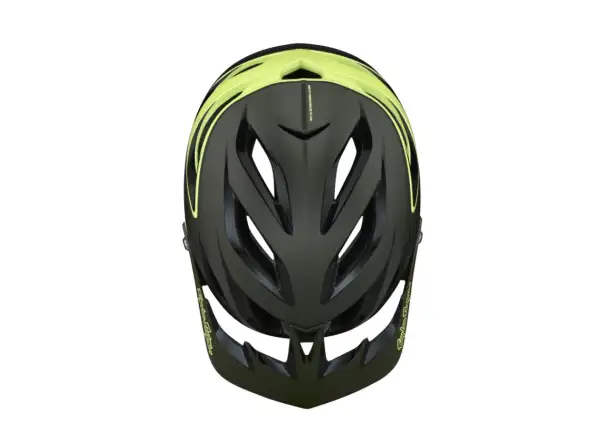 Troy Lee Designs A3 Mips Helm Uno Glass Green