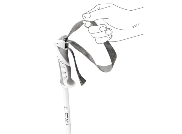 Leki Bliss Skistöcke Gunmetal/weiß/Roségold