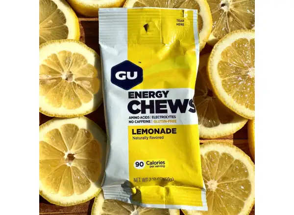 GU Energy Chews Bonbons Lemonade 60g