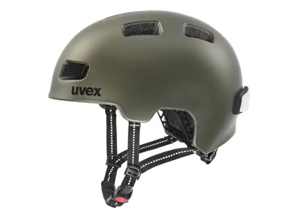 Uvex City 4 Helm Green Smoke Mat Größe 55-58 cm