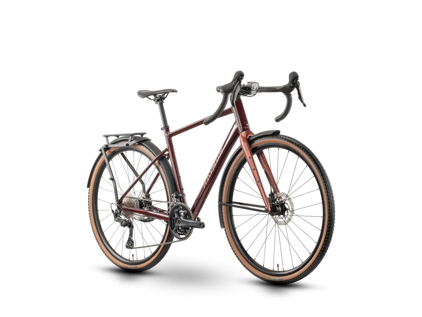 Raymon Territ Pro Street Gravelbike MaroonBrown/Brick