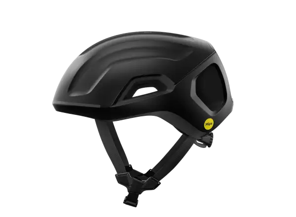 POC Ventral Tempus MIPS Rennradhelm - Uranium Black Matt