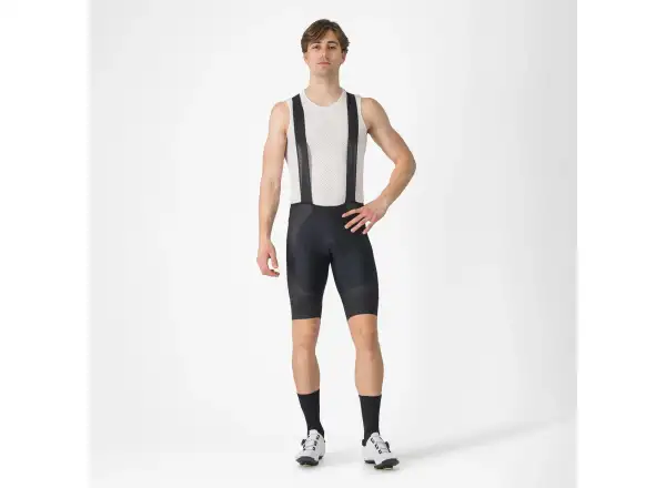 Castelli A/C Herren-Shorts mit Einsatz und Trägern Black