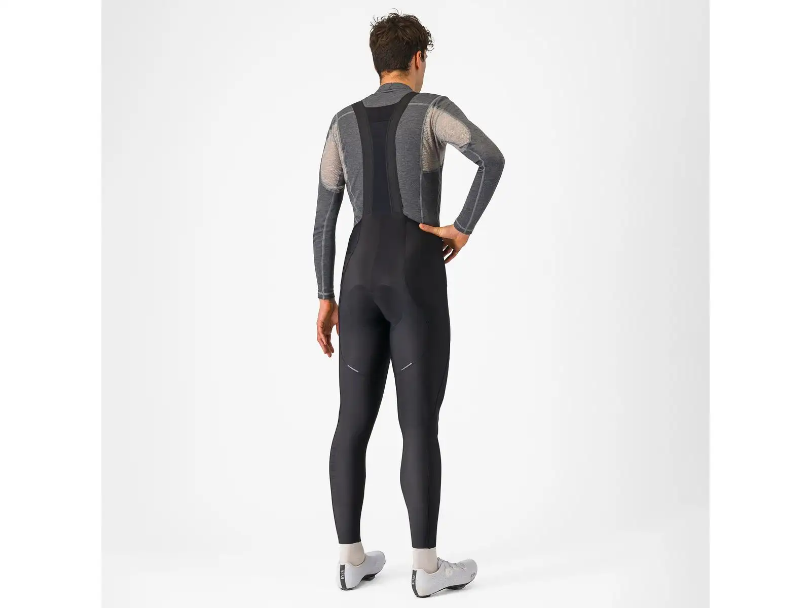 Castelli Espresso Bibtight Herrenhose mit Trägern und Polsterung Schwarz