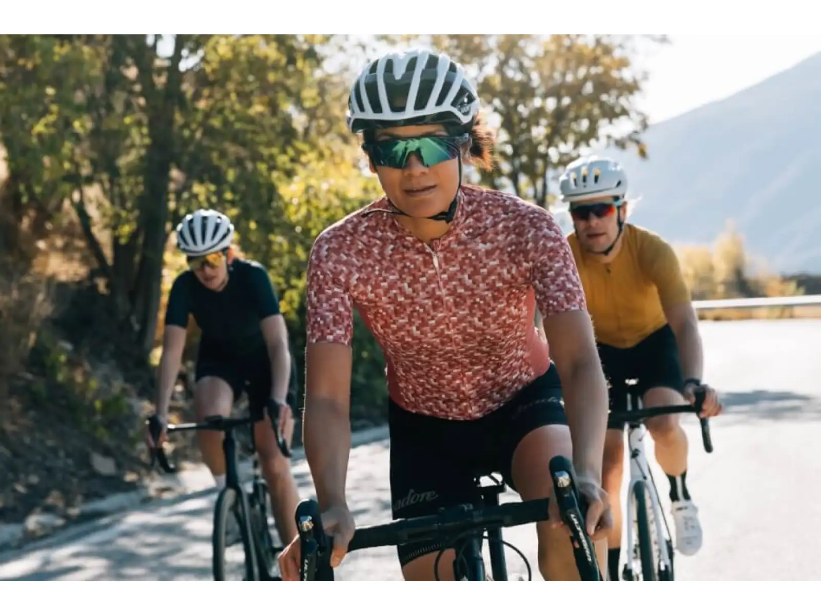 Isadore Alternative Damen Kurzarmtrikot mineral red