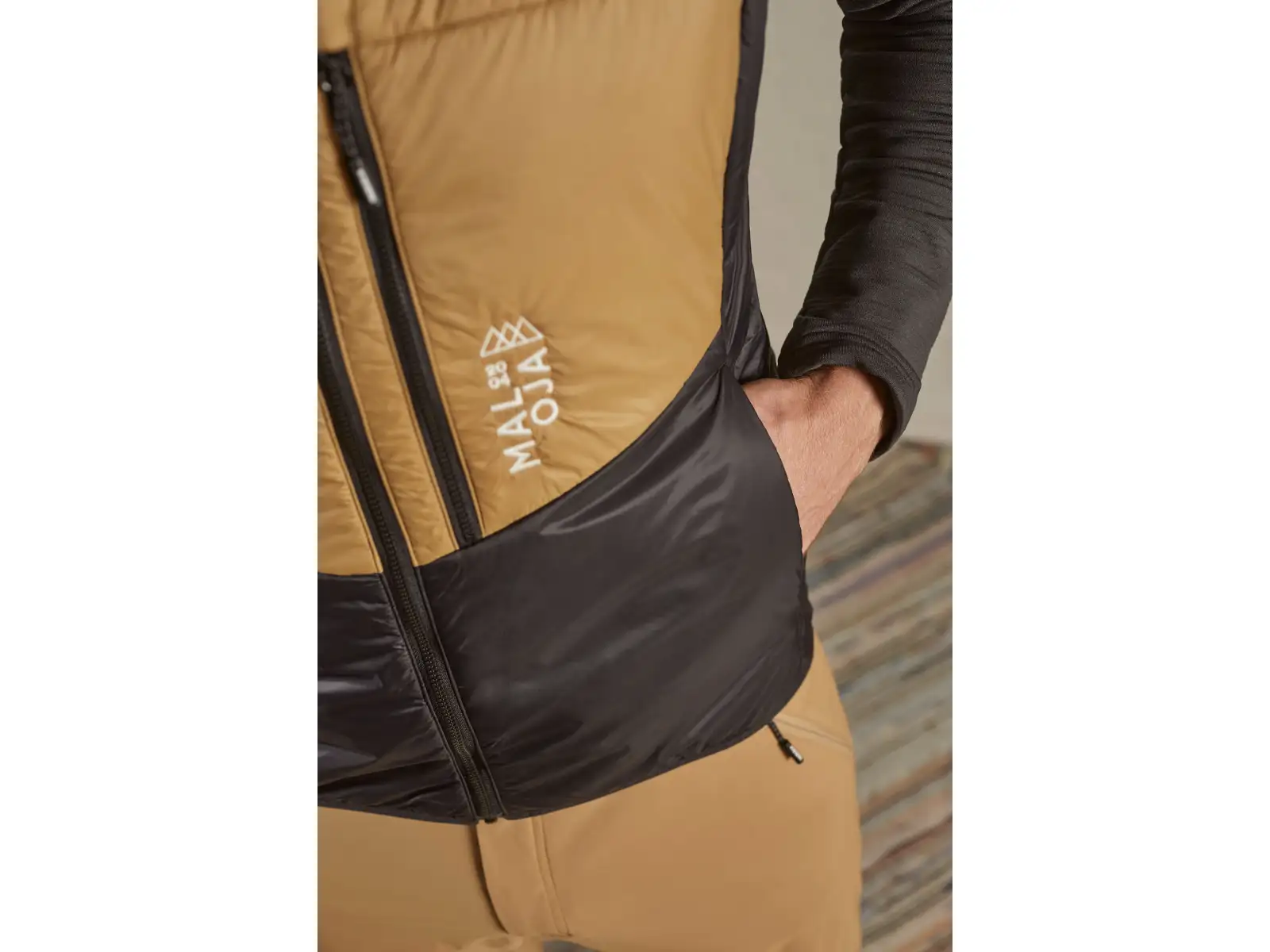 Maloja SigotM Herrenweste Deep Black Multi