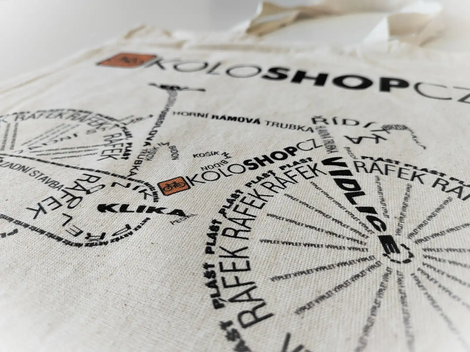 Koloshop Naturstofftasche mit Aufdruck