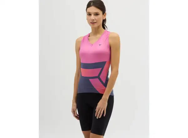 Silvini Escolca Damen-Trikot ohne Ärmel Blush/Plum