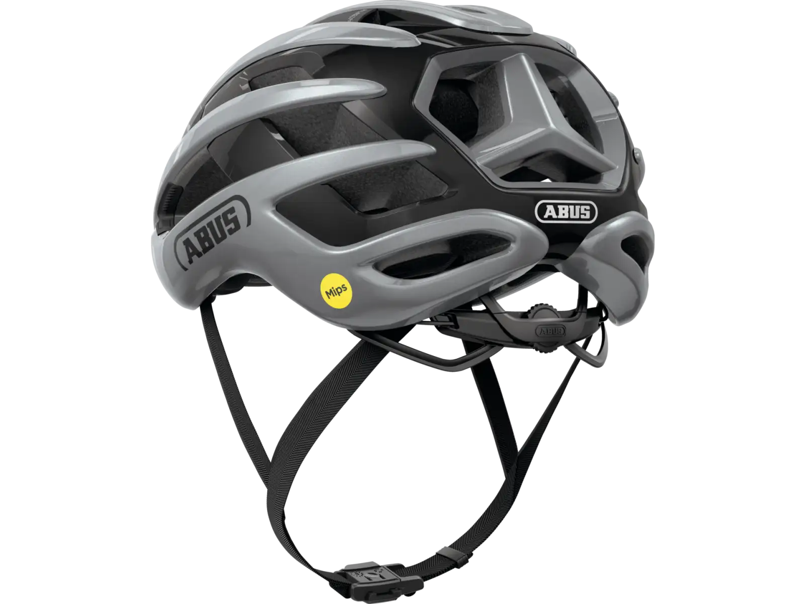 Abus AirBreaker 2.0 MIPS Rennradhelm Graphite Silver