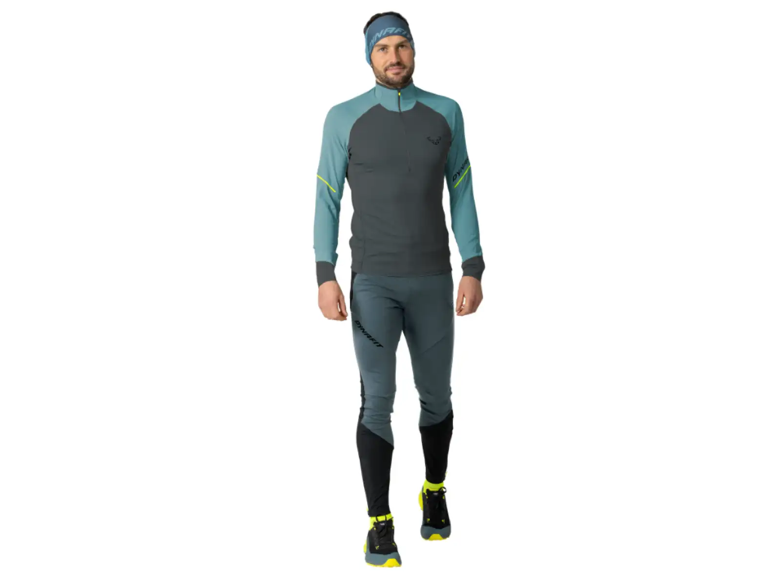 Dynafit Alpine 1/2 Zip Tee Herren Langarmshirt Smoke Blue