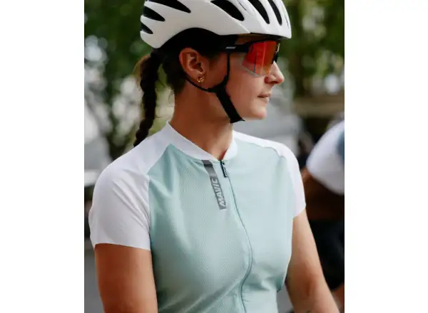 Mavic Aksium Damen Trikot Kurzarm Mint/White MUSTER