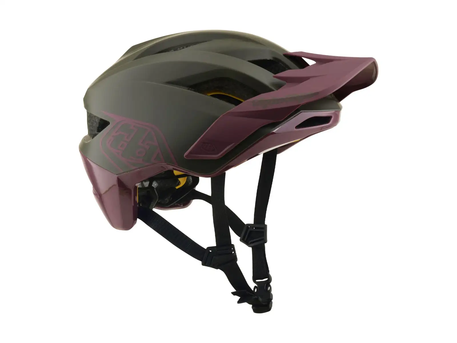 Troy Lee Designs Flowline MIPS Helm Point Caper/Prune