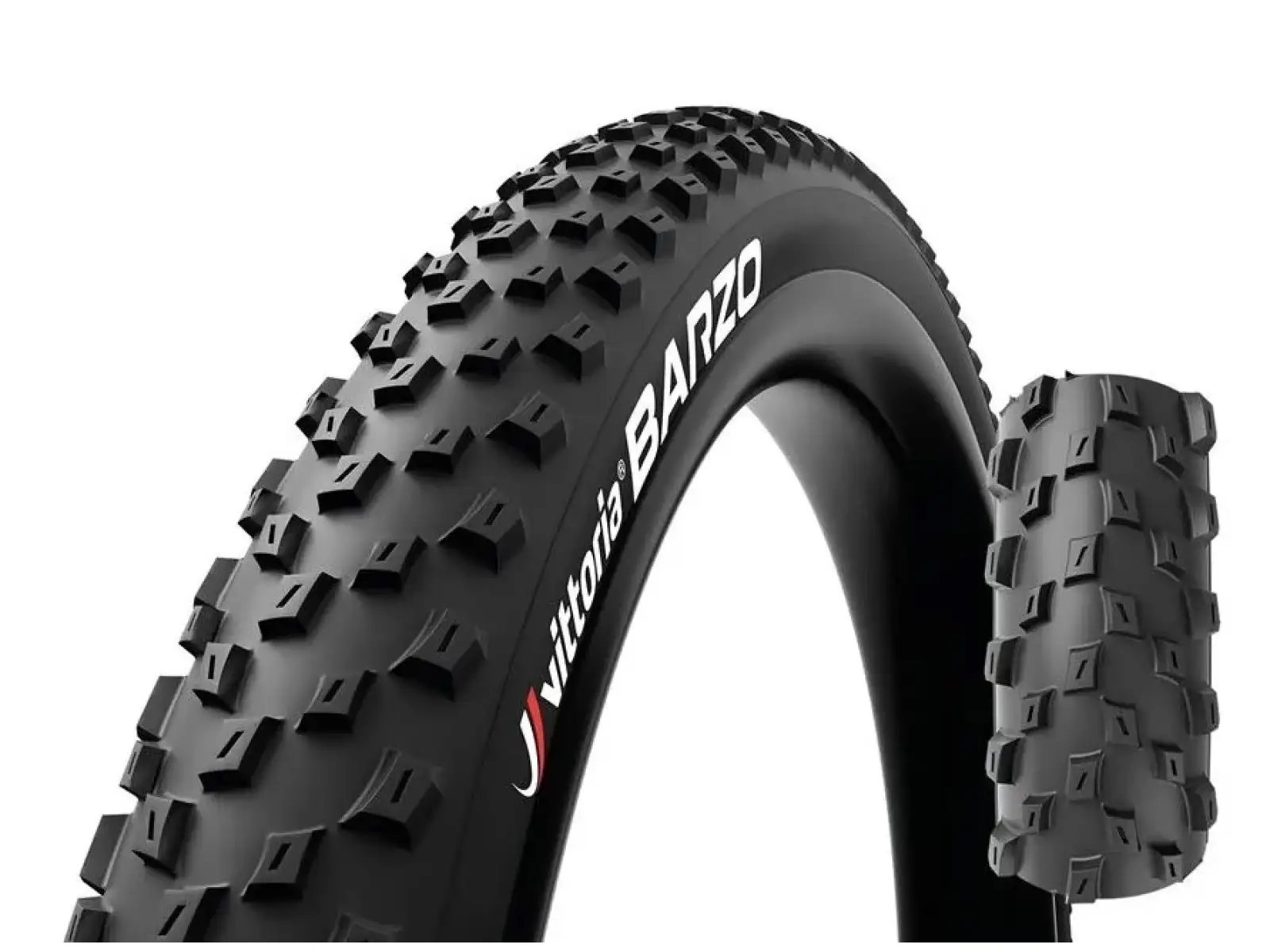 Vittoria Barzo TNT 27,5" MTB Reifen mit Kevlar in Schwarz.