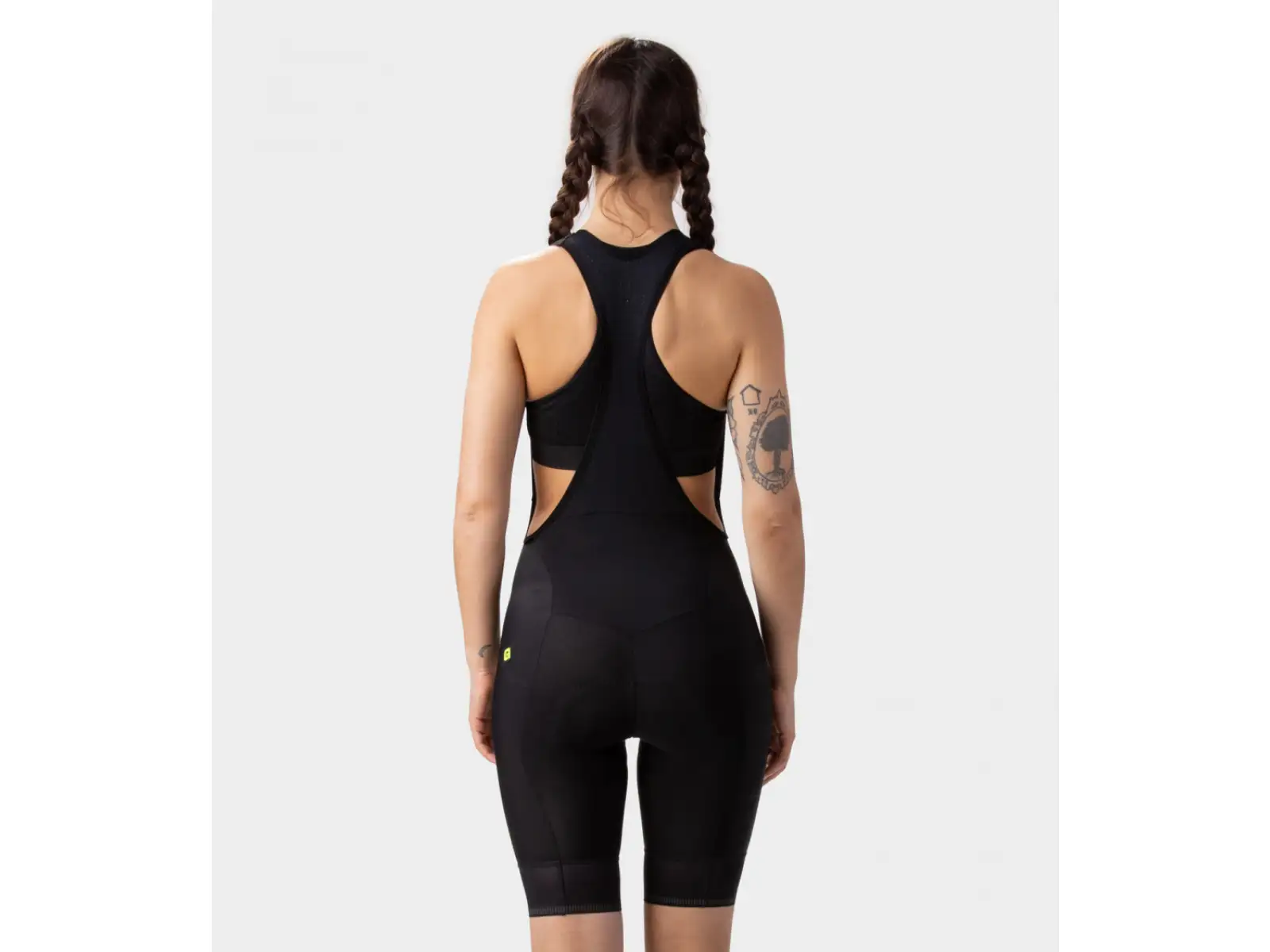 Alé PR-R Sella Plus Lady Damen Shorts mit Latz und Polsterung Fluo Pink