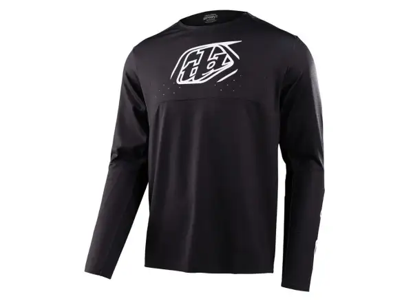 Troy Lee Designs Sprint Herren Langarm-Trikot Icon Schwarz