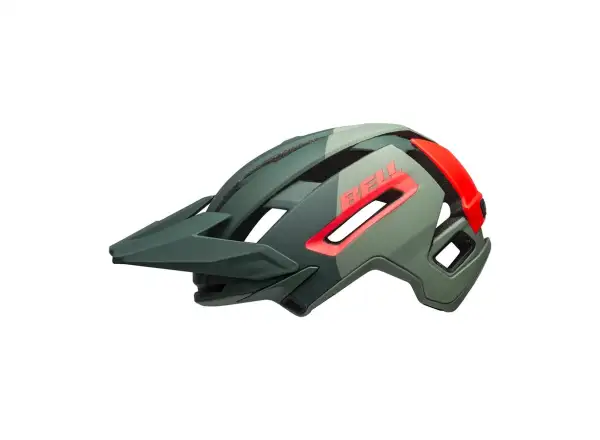 Bell Super Air R Spherical Helm Mat/Glos Green/Infrared