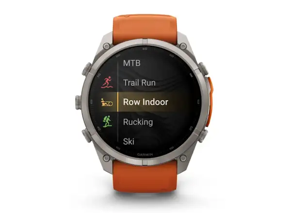 Garmin Fénix 9 Pro inReach 51 mm Smartwatch Titanium Autumn orange/Spark orange