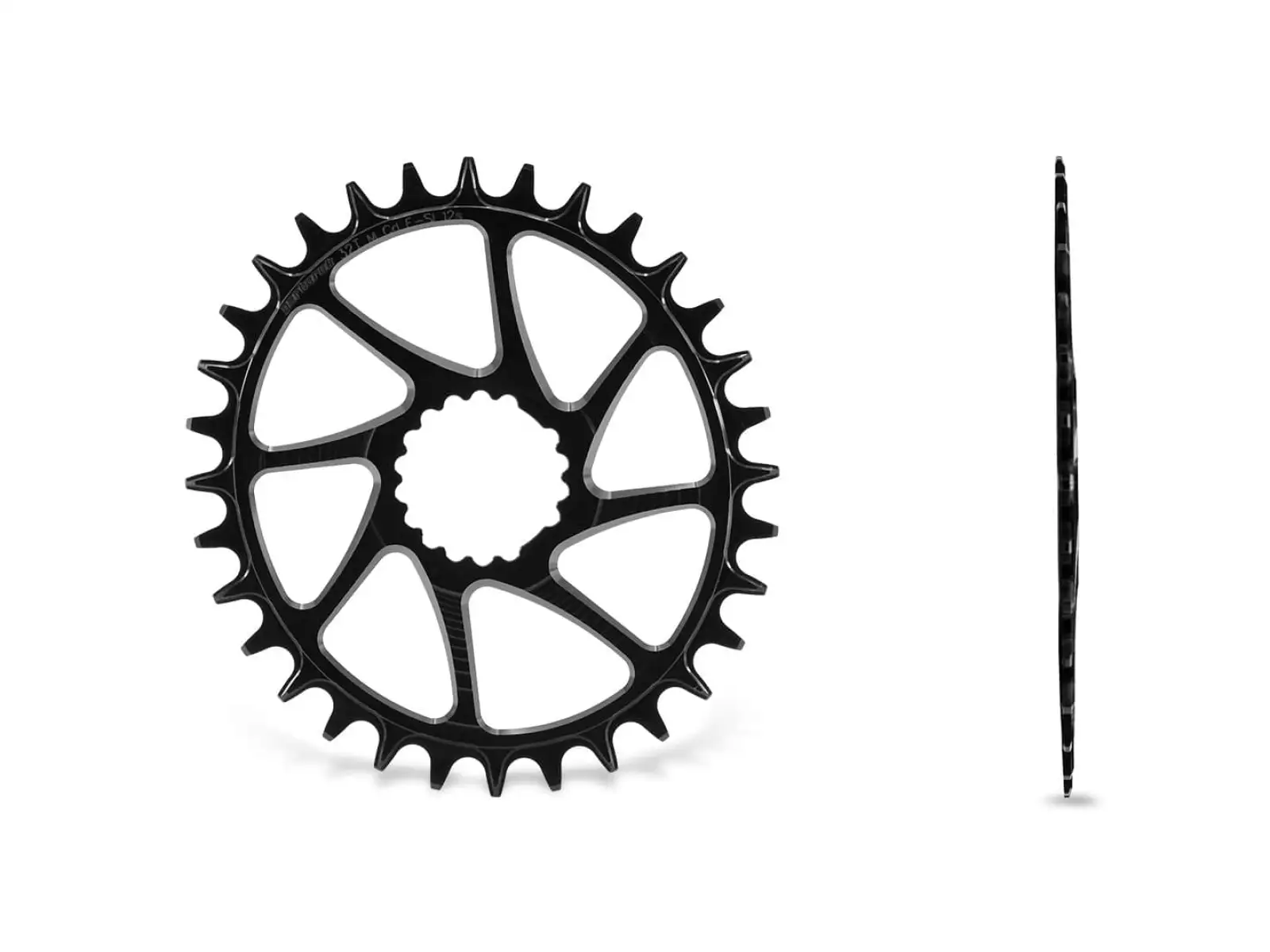 Garbaruk-Kassette für Cannondale Hollowgram Oval Ai-kompatibel in Schwarz