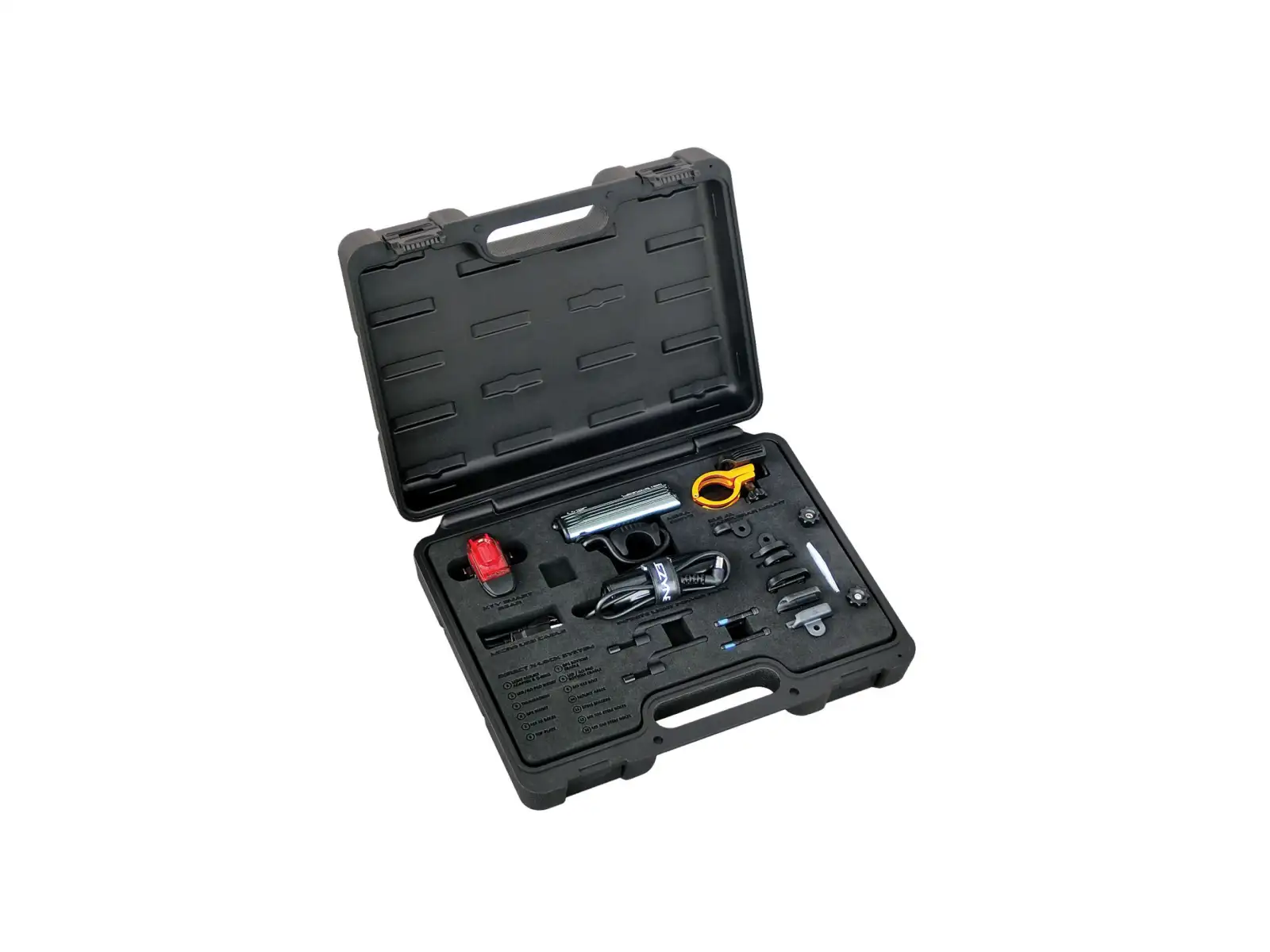 Lezyne Mega Drive 1800i Loaded Pro Beleuchtungsset Schwarz/Hi Gloss
