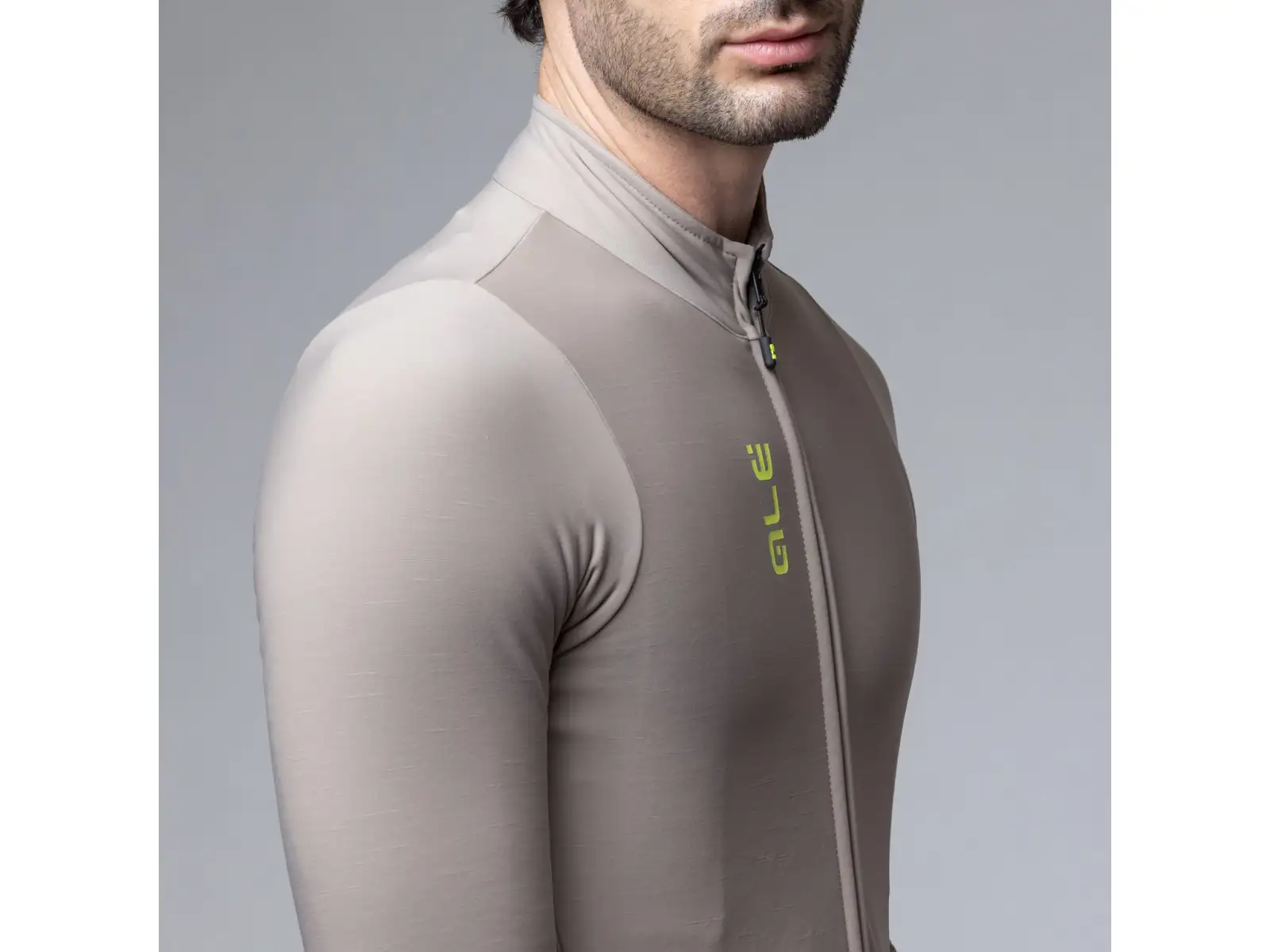 Alé Pragma Fondo 3.0 Herren Thermotrikot Langarm Rope Grey