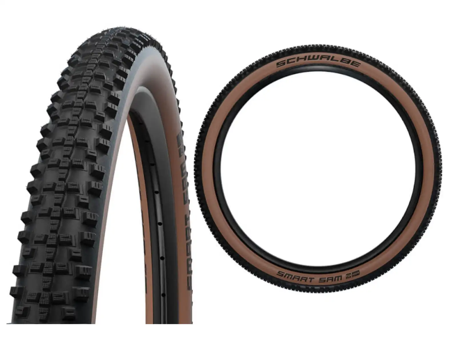 Schwalbe Smart Sam Addix Performance 29x2,60" DD MTB-Reifen Kevlar Schwarz/Bronze