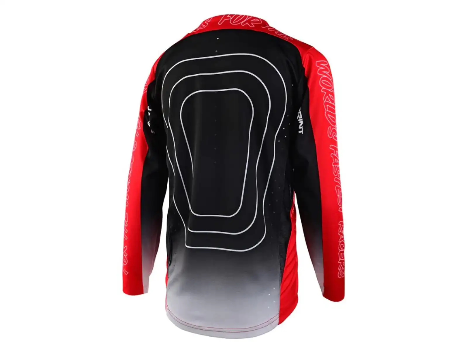 Troy Lee Designs Sprint Kindertrikot Langarm Richter Race Red