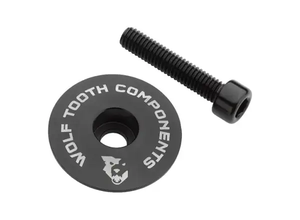 Wolf Tooth Ultralight Steuersatzkappe schwarz