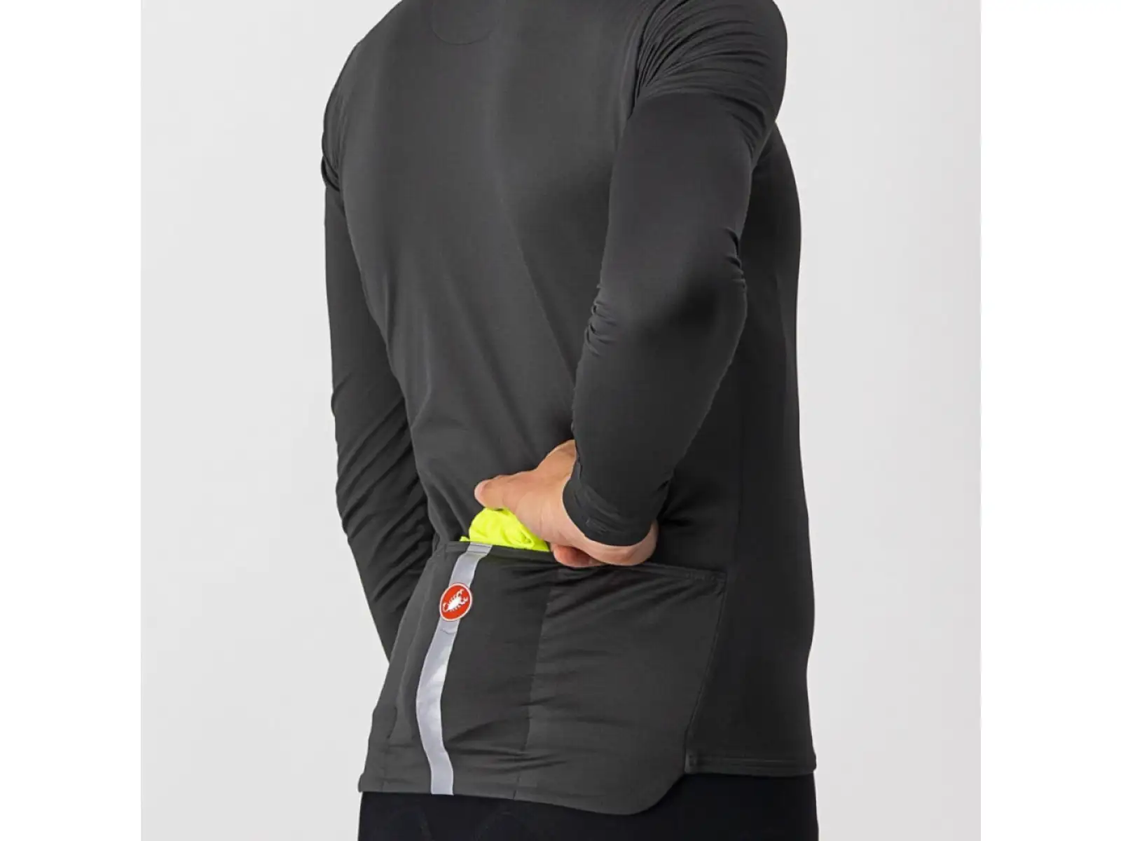 Castelli Squadra Stretch Herrenweste yellow fluo/dark gray