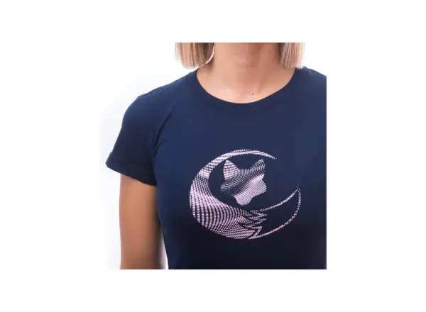 Sensor Merino Active PT Fox Damen T-Shirt Kurzarm Deep Blue