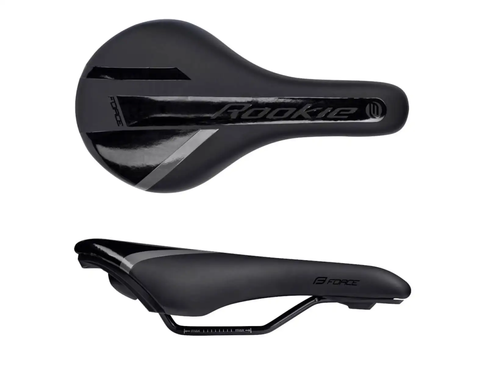Force Rookie 26" Kinderfahrradsattel Schwarz