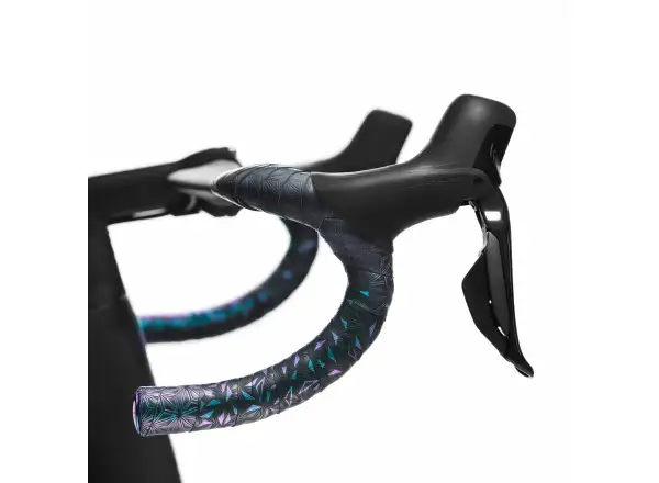 Supacaz Super Sticky Kush Star Fade Lenkerband Oil Slick/Oil Slick plugs