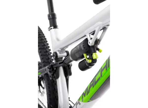 Rock Machine Blizzard TRL 90-29 glänzend silber/schwarz/DVO grün Mountainbike