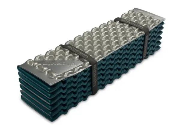 Pinguin Fold XL Alu faltbare Isomatte Silver Petrol