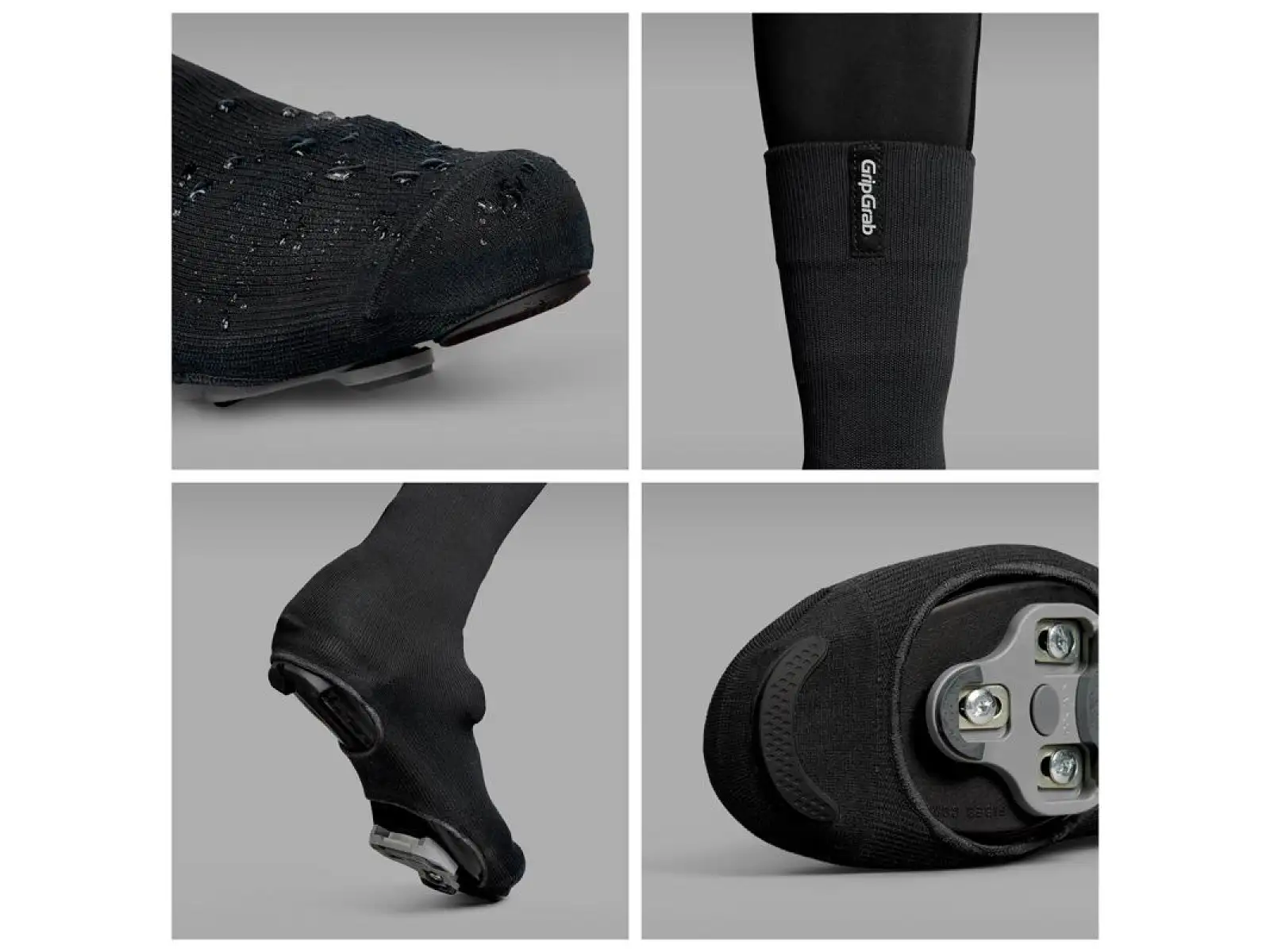 Grip Grab Flandrien Waterproof Rennradüberschuhe Gelb